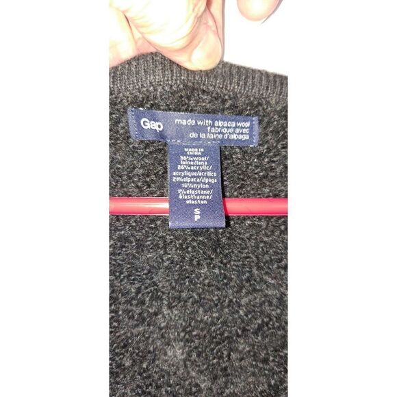 Gap alpaca sweater jacket NWOT - Picture 5 of 12